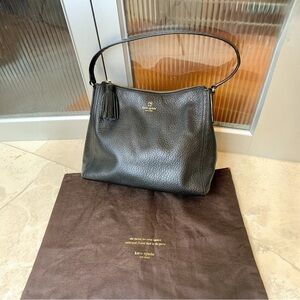 Kate Spade Medium Black Leather Shoulder Bag